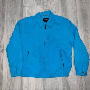 New LONDON FOG Men's Auburn Zip-Front Golf Jacket. Size large